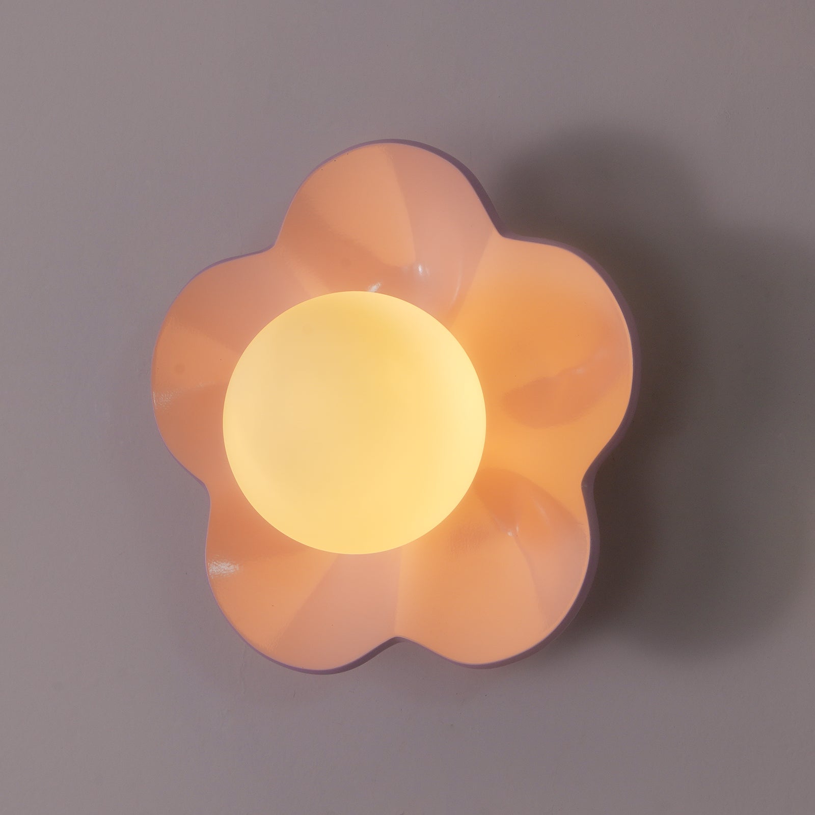 La fleur Wall Light - Dia 20cm x H 17cm Resin, Hardwired Wall Sconce, detail 34