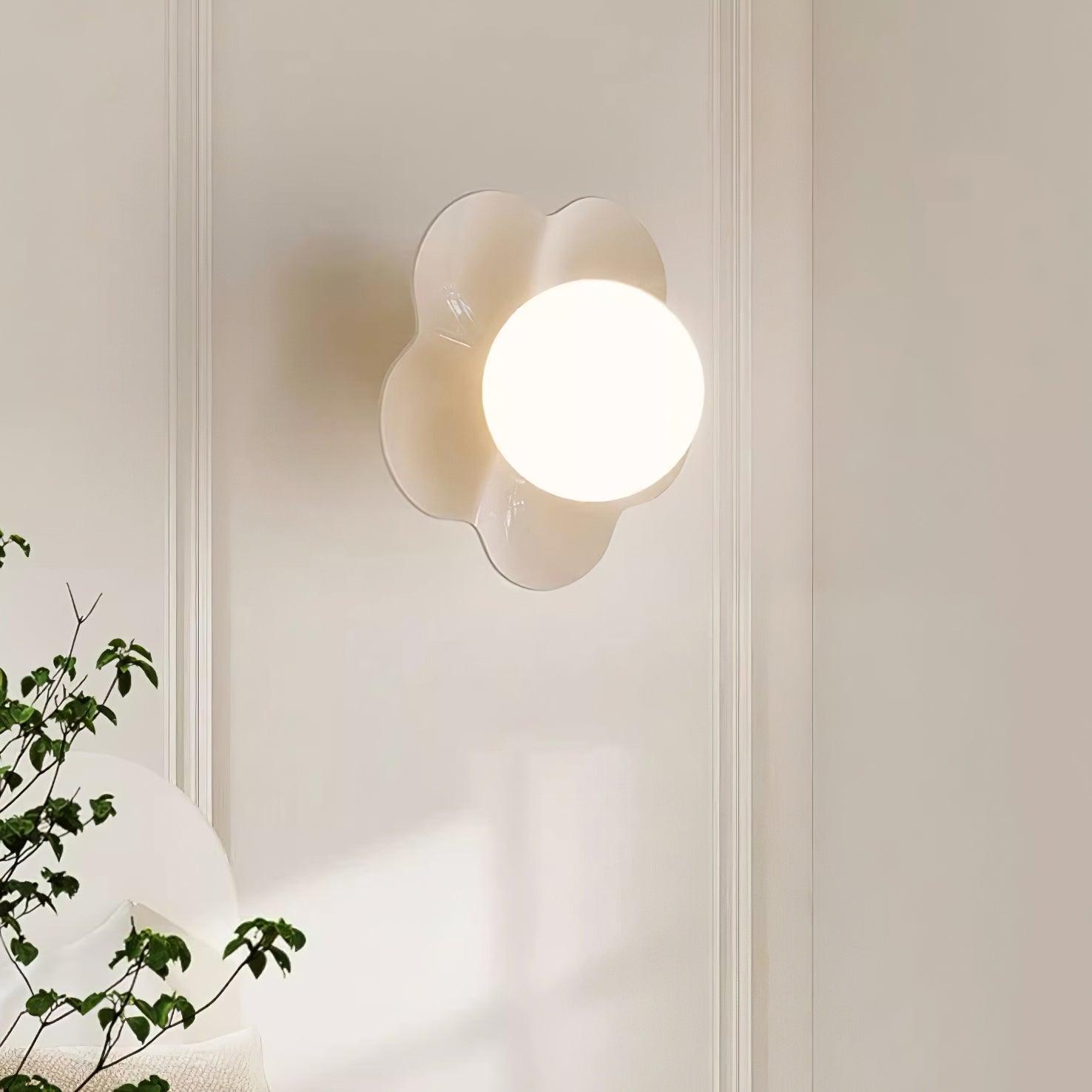 La fleur Wall Light - Φ 7.9 x H 6.7 Resin, Hardwired Wall Sconce, detail 26