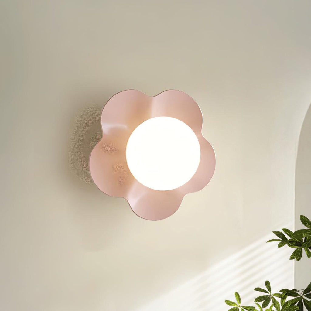 La fleur Wall Light - Dia 20cm x H 17cm Resin, Hardwired Wall Sconce, detail 38
