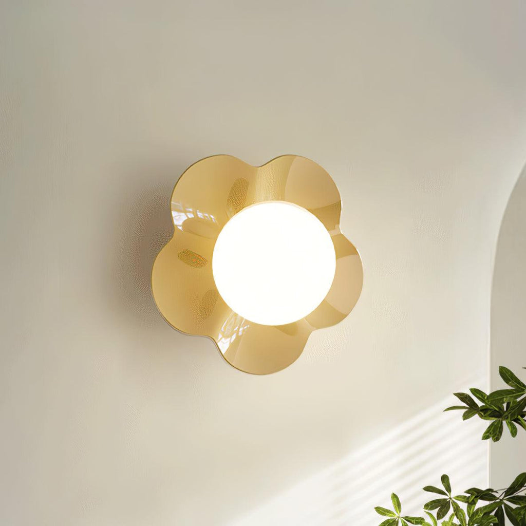 La fleur Wall Light - Dia 20cm x H 17cm Resin, Hardwired Wall Sconce, detail 28
