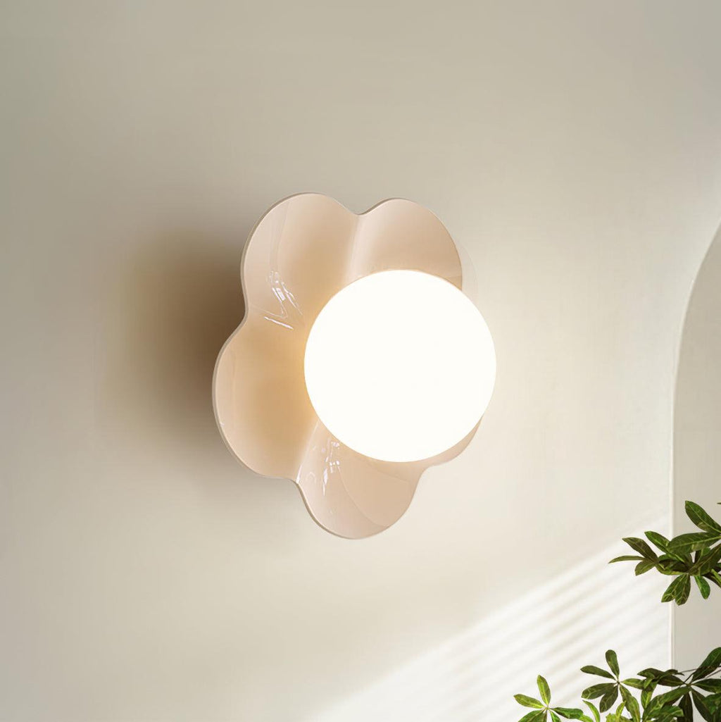 La fleur Wall Light - Φ 7.9 x H 6.7 Resin, Hardwired Wall Sconce, detail 31