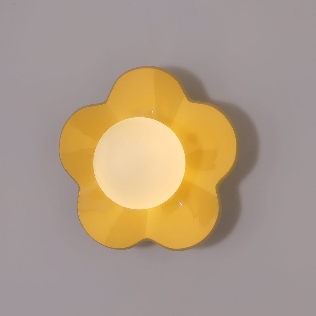 La fleur Wall Light - Dia 20cm x H 17cm Resin, Hardwired Wall Sconce, detail 35