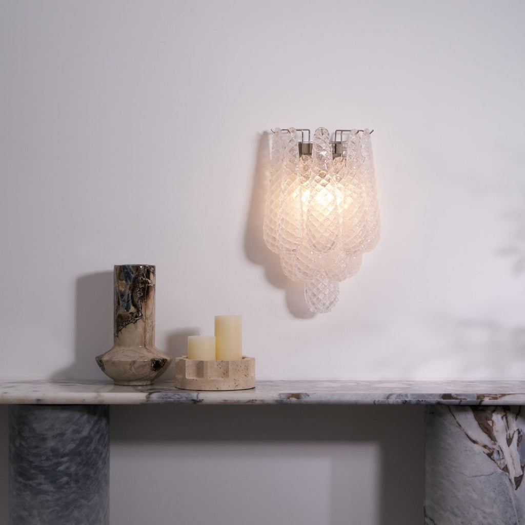 Lagoon Bloom Wall Light, Hardwired Wall Sconce, detail 33