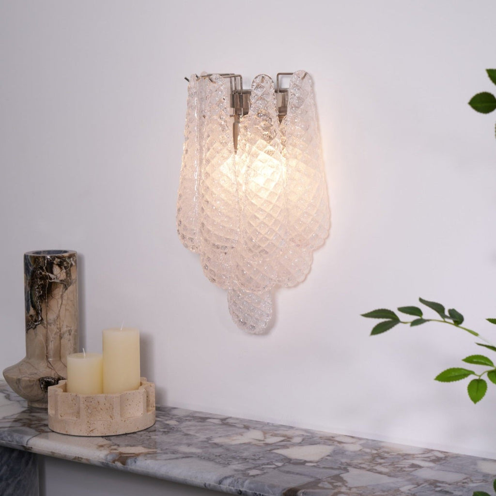 Lagoon Bloom Wall Light, Hardwired Wall Sconce, detail 36