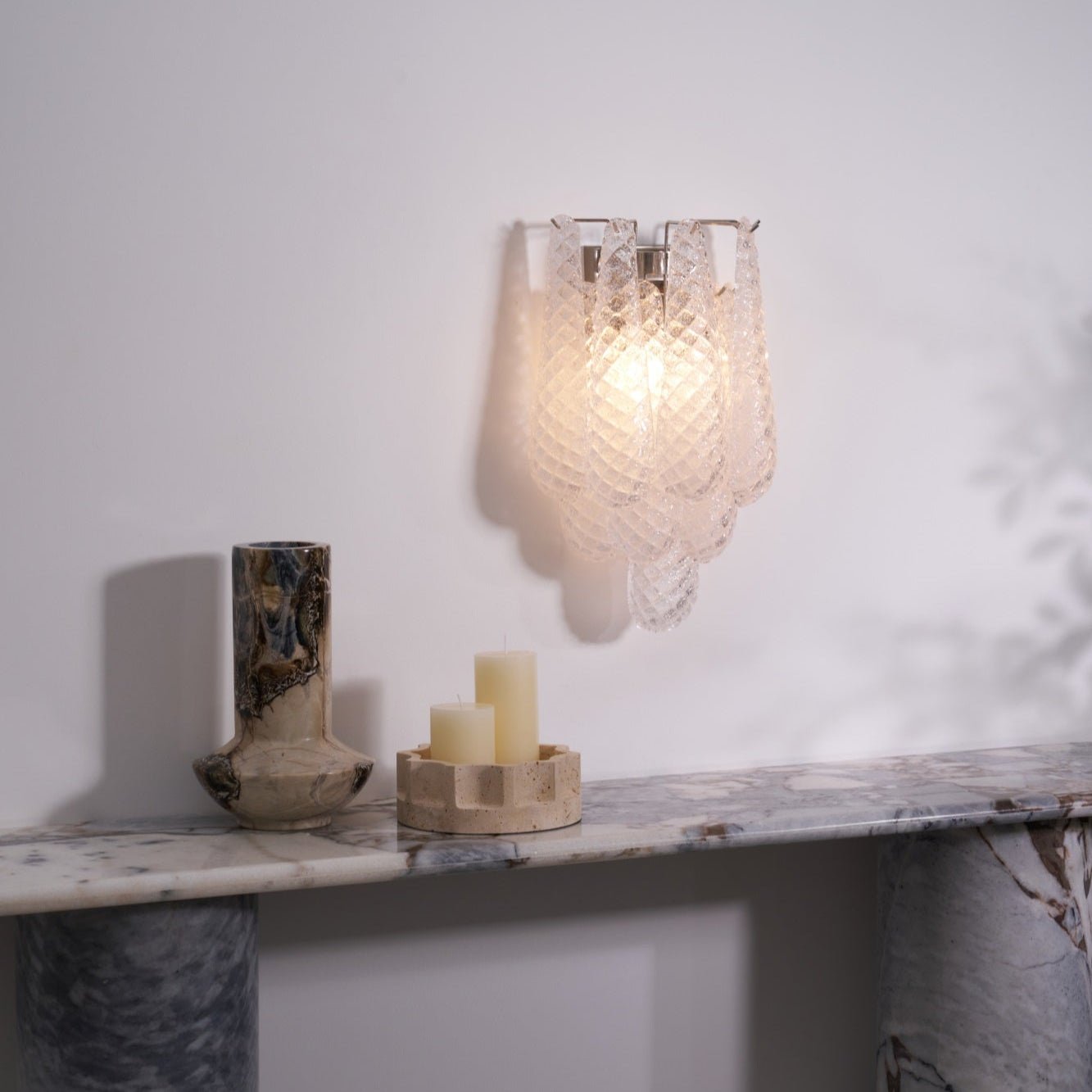 Lagoon Bloom Wall Light, Hardwired Wall Sconce, detail 89