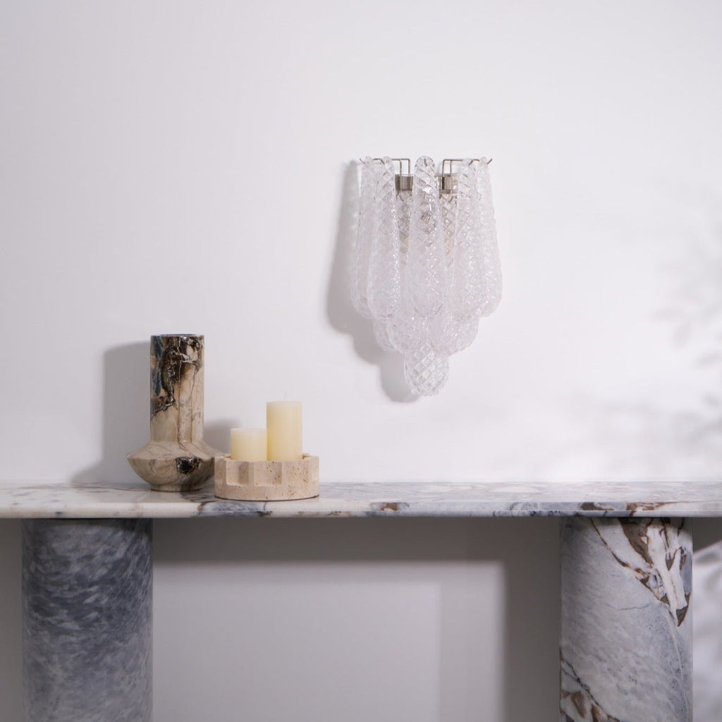 Lagoon Bloom Wall Light, Hardwired Wall Sconce, detail 2
