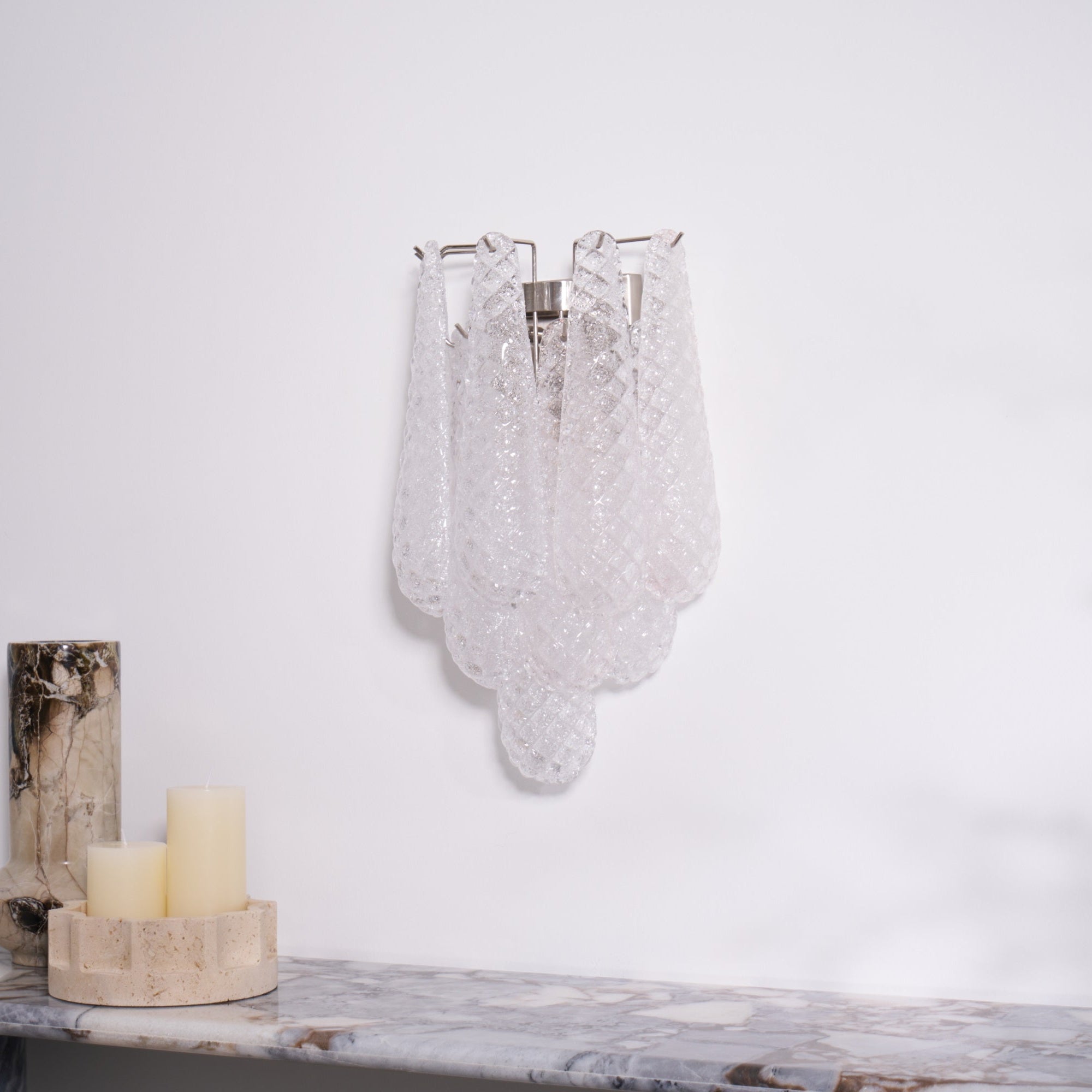 Lagoon Bloom Wall Light, Hardwired Wall Sconce, detail 4