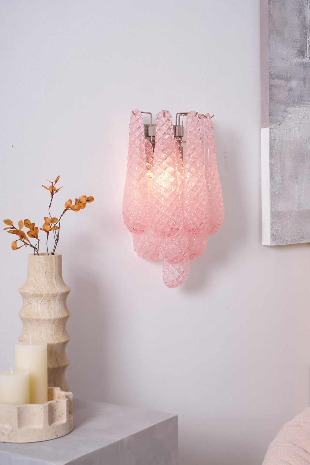 Lagoon Bloom Wall Light, Hardwired Wall Sconce, detail 8