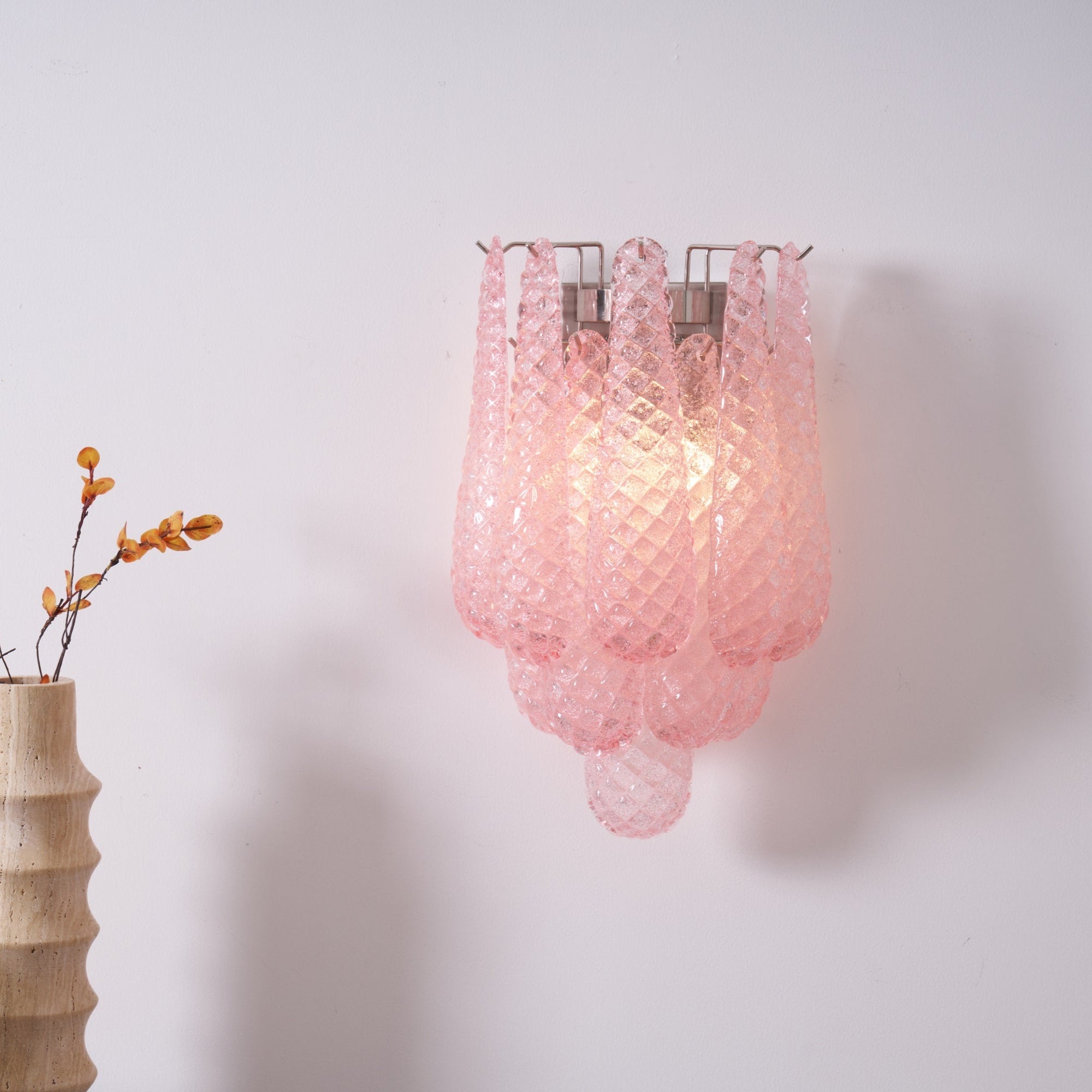 Lagoon Bloom Wall Light, Hardwired Wall Sconce, detail 34