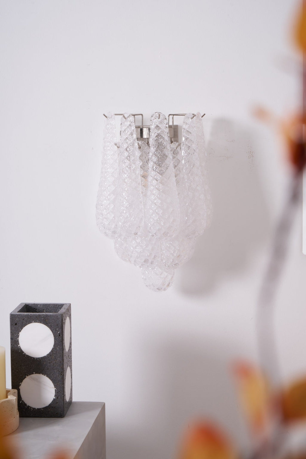Lagoon Bloom Wall Light, Hardwired Wall Sconce, detail 16