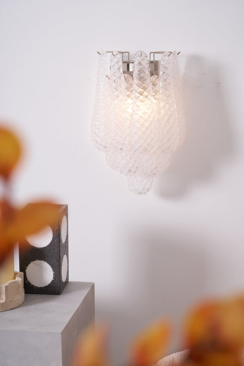 Lagoon Bloom Wall Light, Hardwired Wall Sconce, detail 18