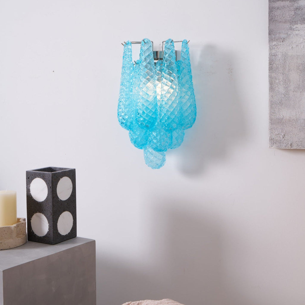 Lagoon Bloom Wall Light, Hardwired Wall Sconce, detail 22