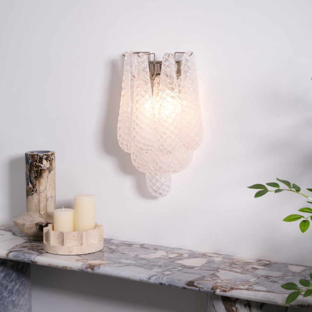 Lagoon Bloom Wall Light, Hardwired Wall Sconce, detail 31