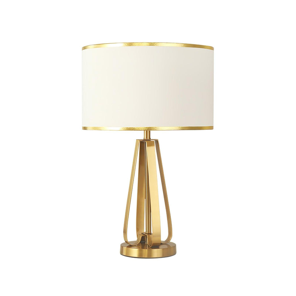 Laila Table Light, Bedside Table Lamp, Metal, ∅ 15″ x H 22″