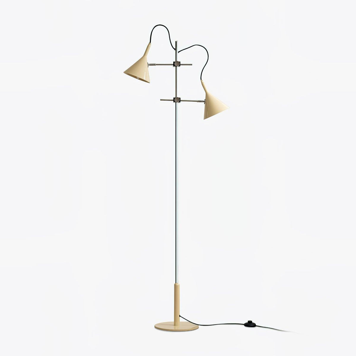 Laiton Floor Light, Floor Lamp, Metal, Dia 25cm x H 163cm