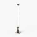 Lampadaire Floor Light, Floor Lamp, Metal, L 9.8″ x W 9.8″ x H 62.9″