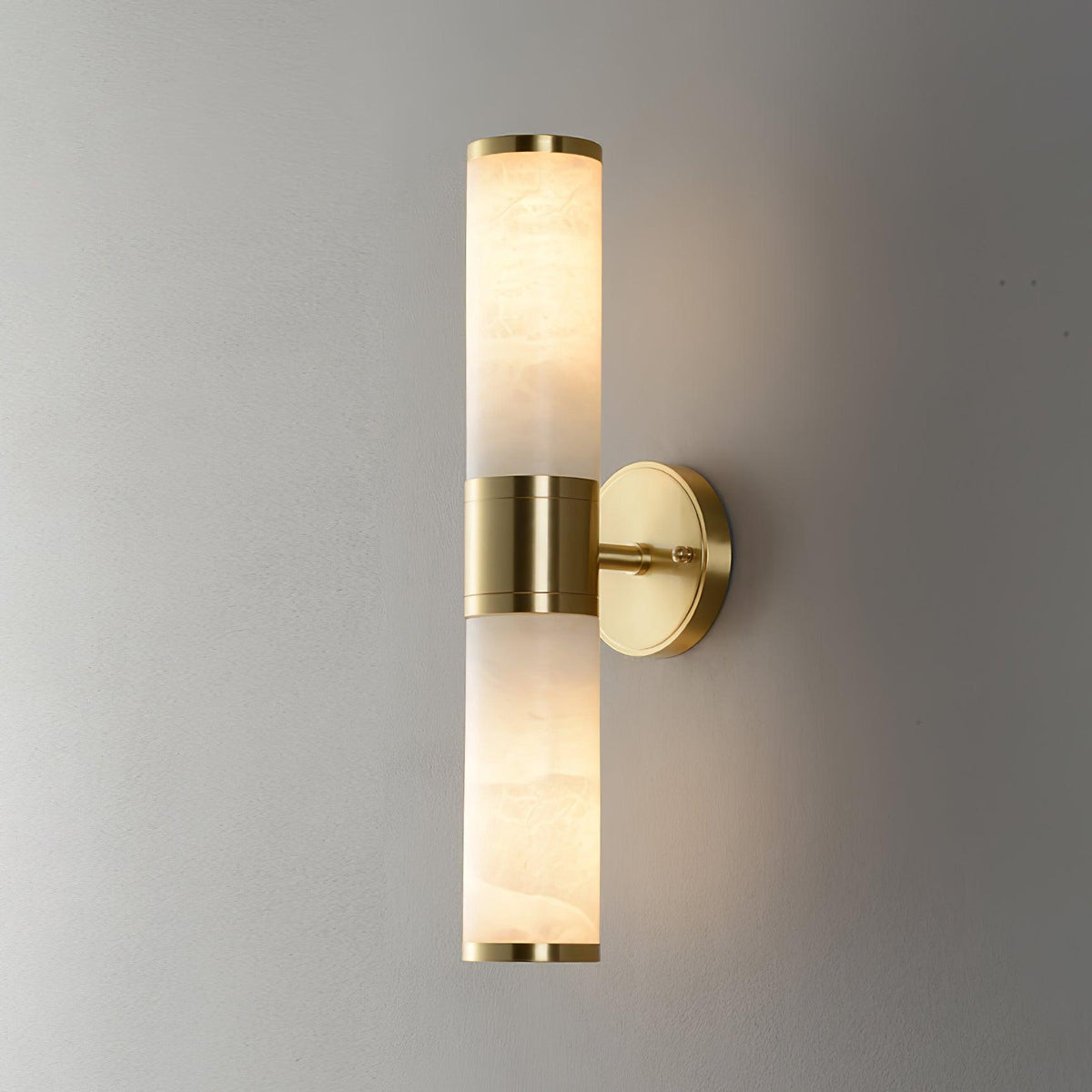 Lampatron Alabaster Wall Light, Hardwired Wall Sconce, detail 6