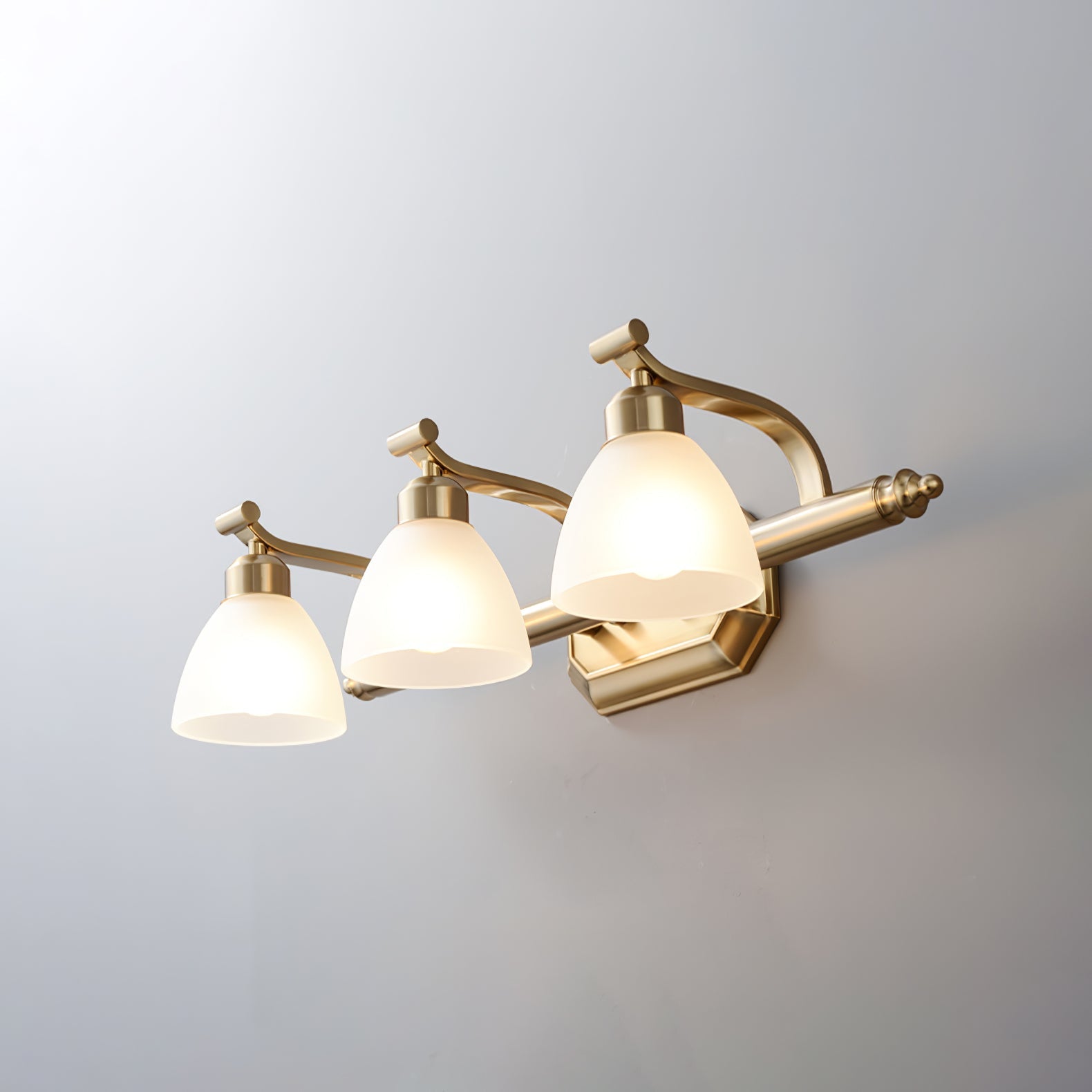 Lana Timeless Bath Wall Light, Hardwired Wall Sconce, detail 13