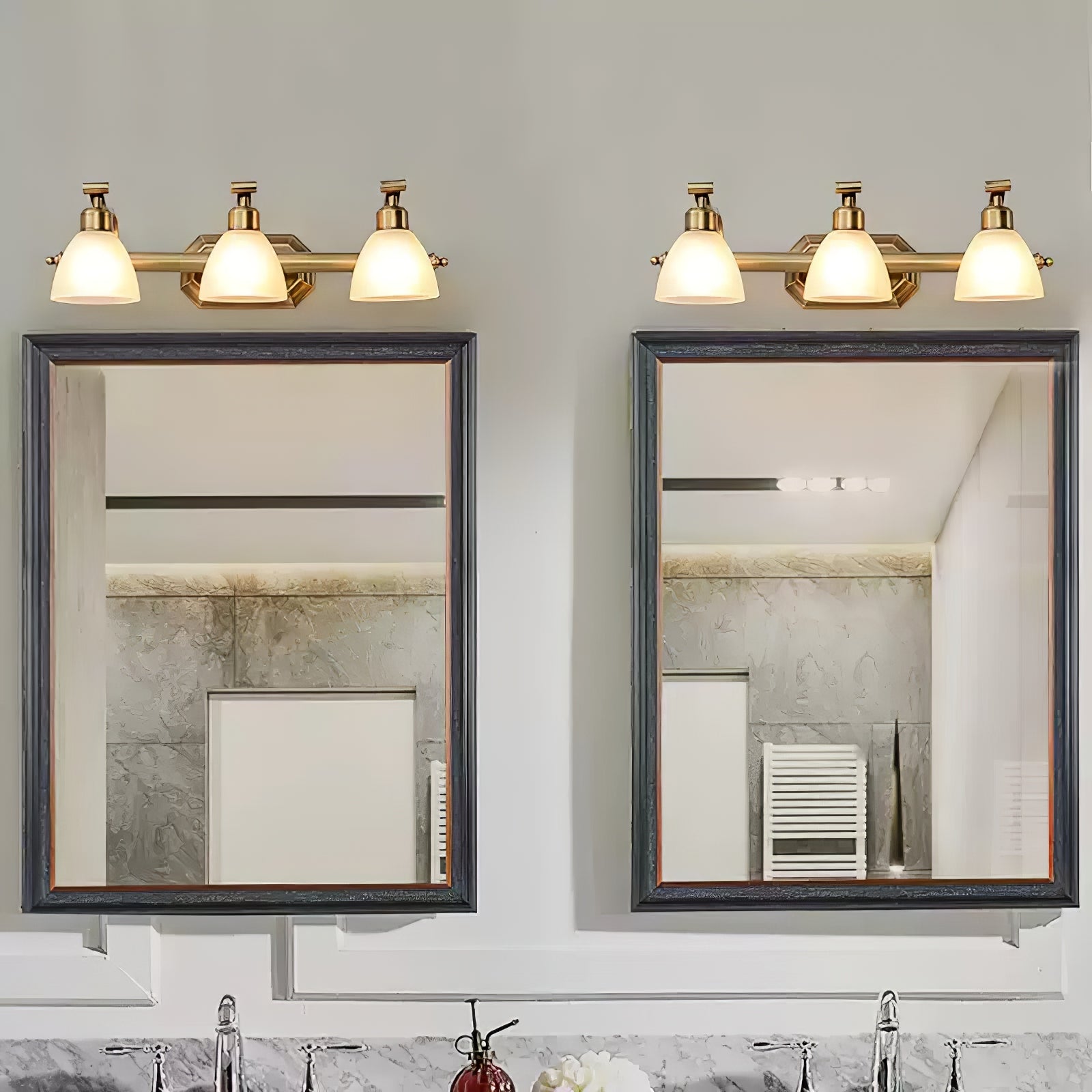 Lana Timeless Bath Wall Light, Hardwired Wall Sconce, detail 9