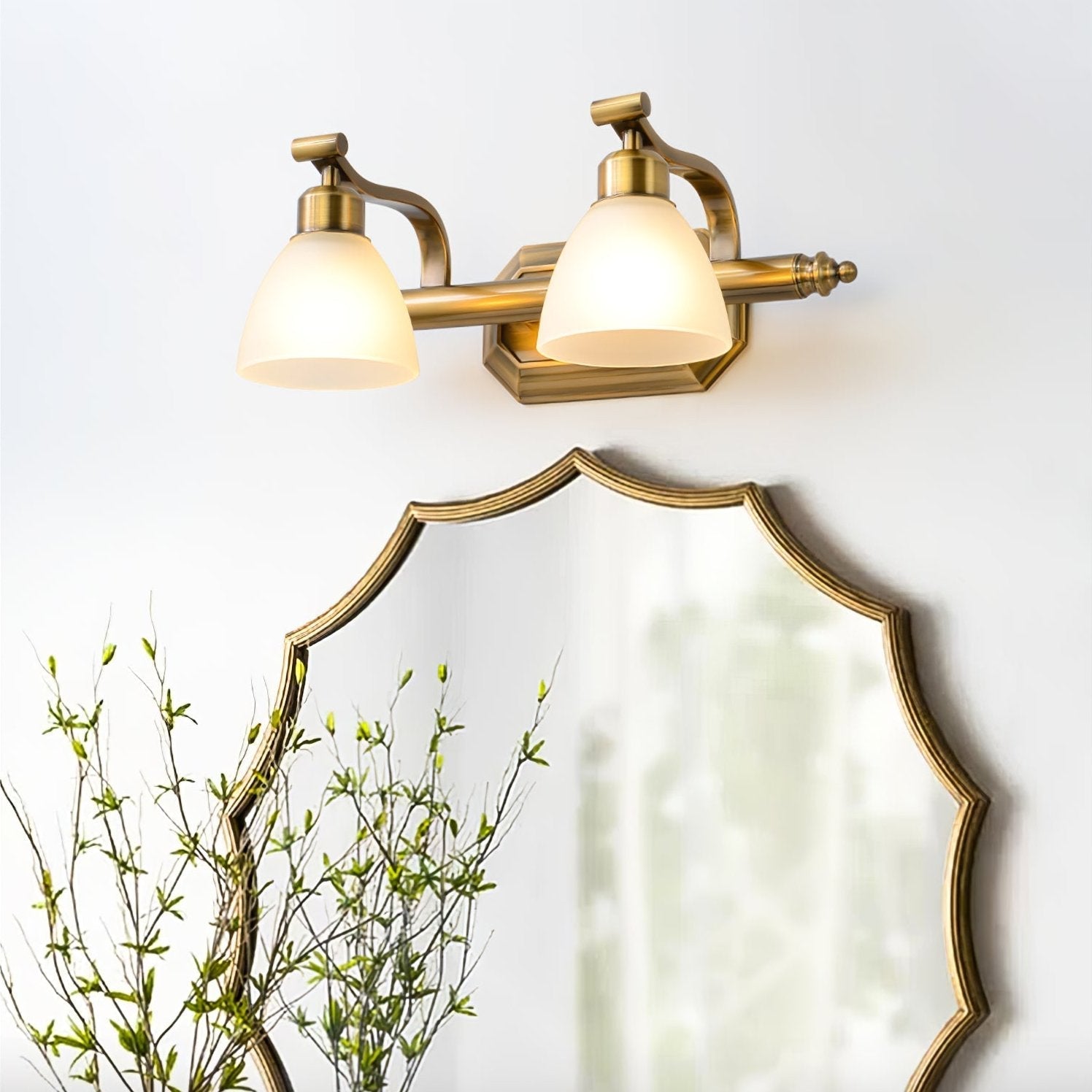 Lana Timeless Bath Wall Light, Hardwired Wall Sconce, detail 7
