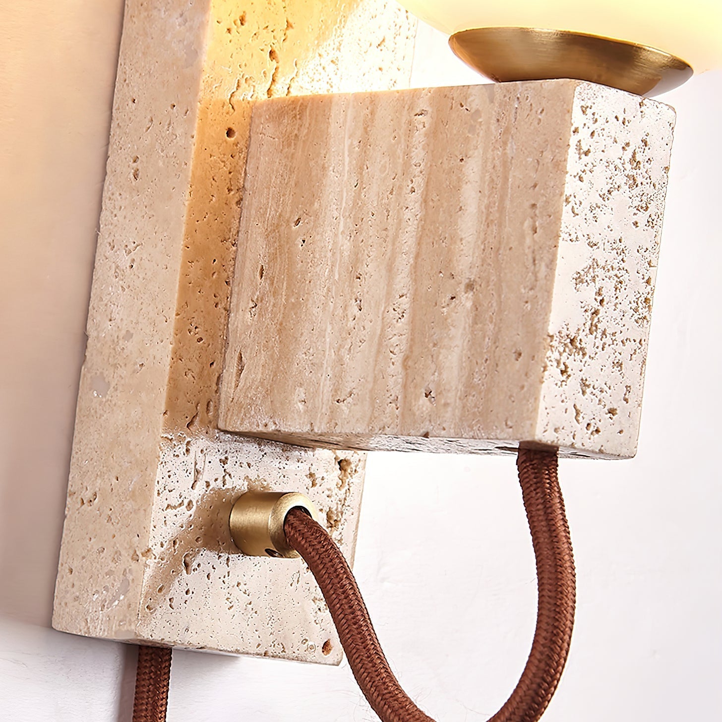 Atlas Globe Wall Light, Plug-In Wall Sconce, detail 10