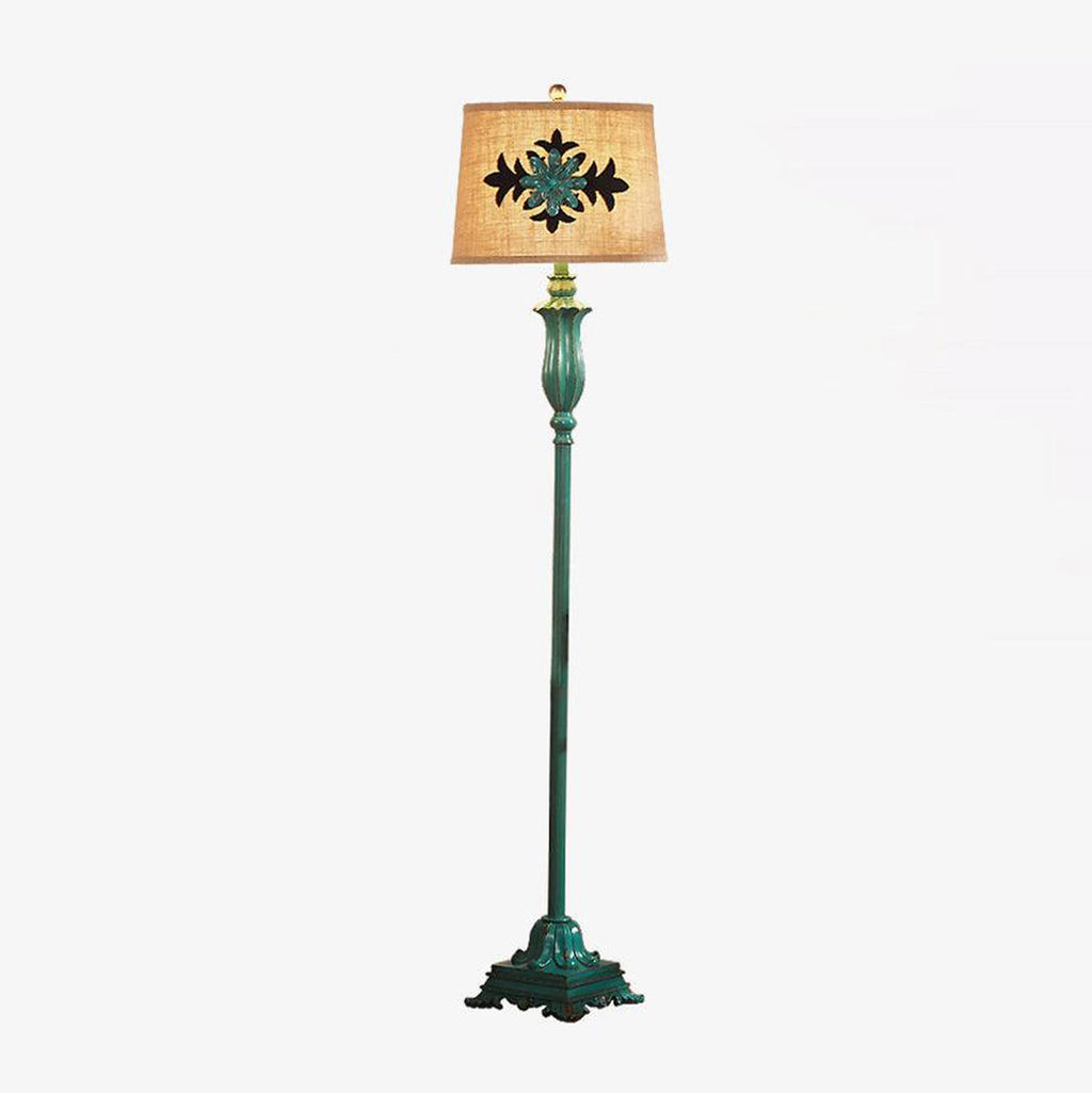 Lark Floor Light, Floor Lamp, Resin, Model A ∅ 16.5″ x H 64″