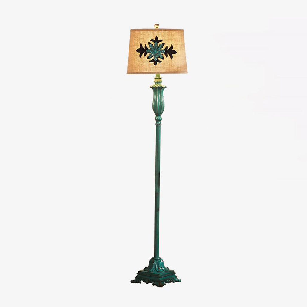 Lark Floor Light, Floor Lamp, Resin, Model A ∅ 16.5″ x H 64″