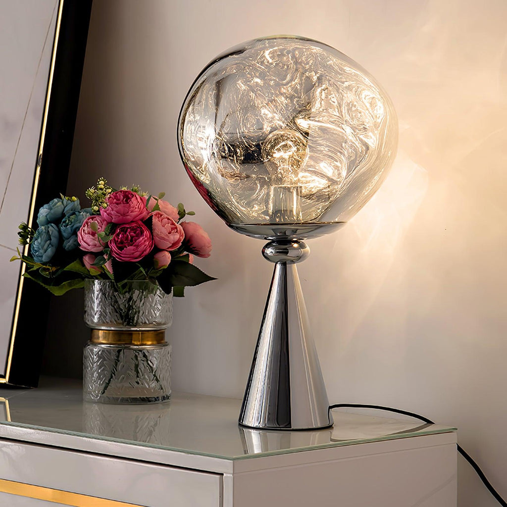 Lava Cone Table Light, Bedside Table Lamp, detail 3
