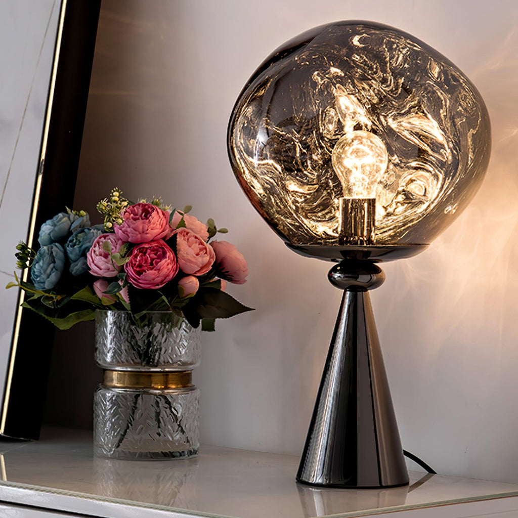 Lava Cone Table Light, Bedside Table Lamp, detail 9