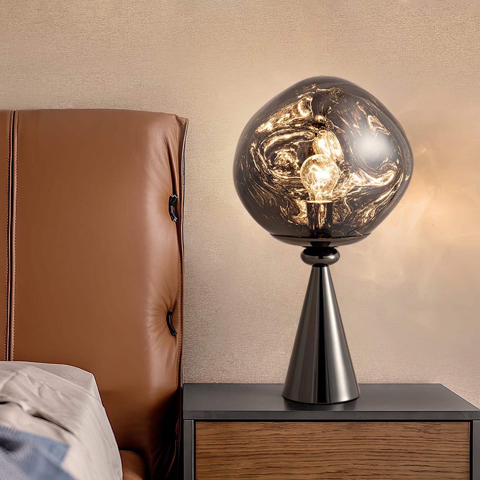 Lava Cone Table Light, Bedside Table Lamp, detail 10
