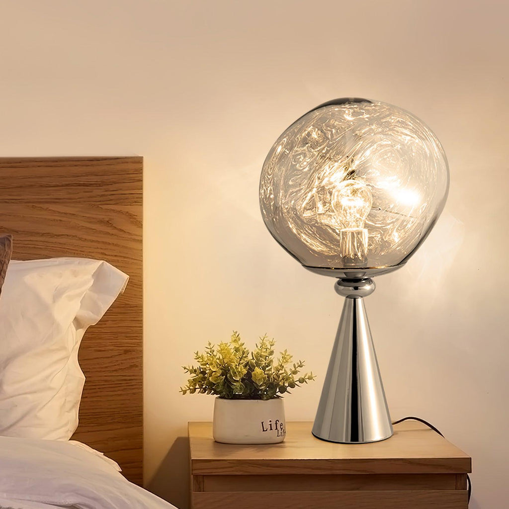 Lava Cone Table Light, Bedside Table Lamp, detail 11
