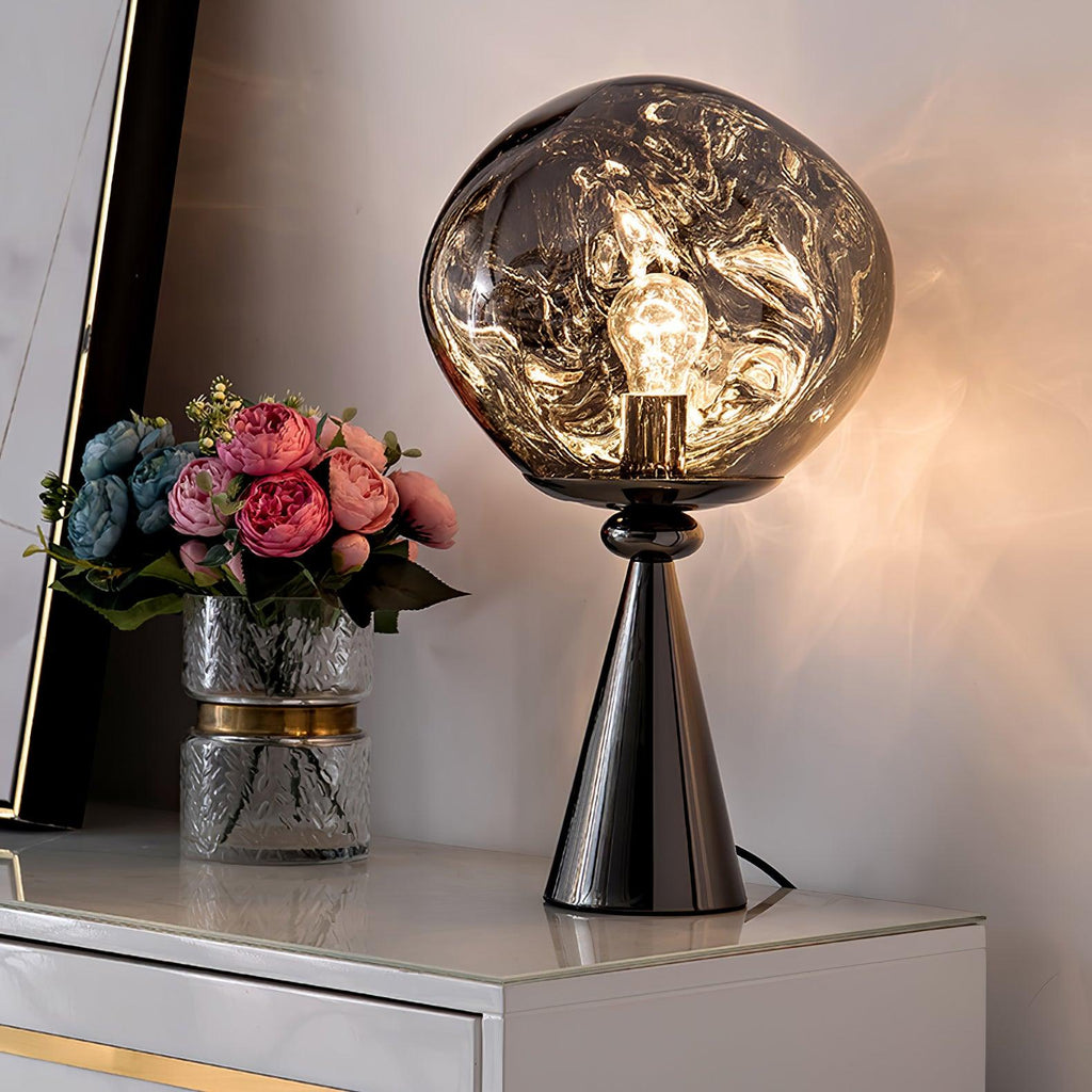 Lava Cone Table Light, Bedside Table Lamp, detail 4