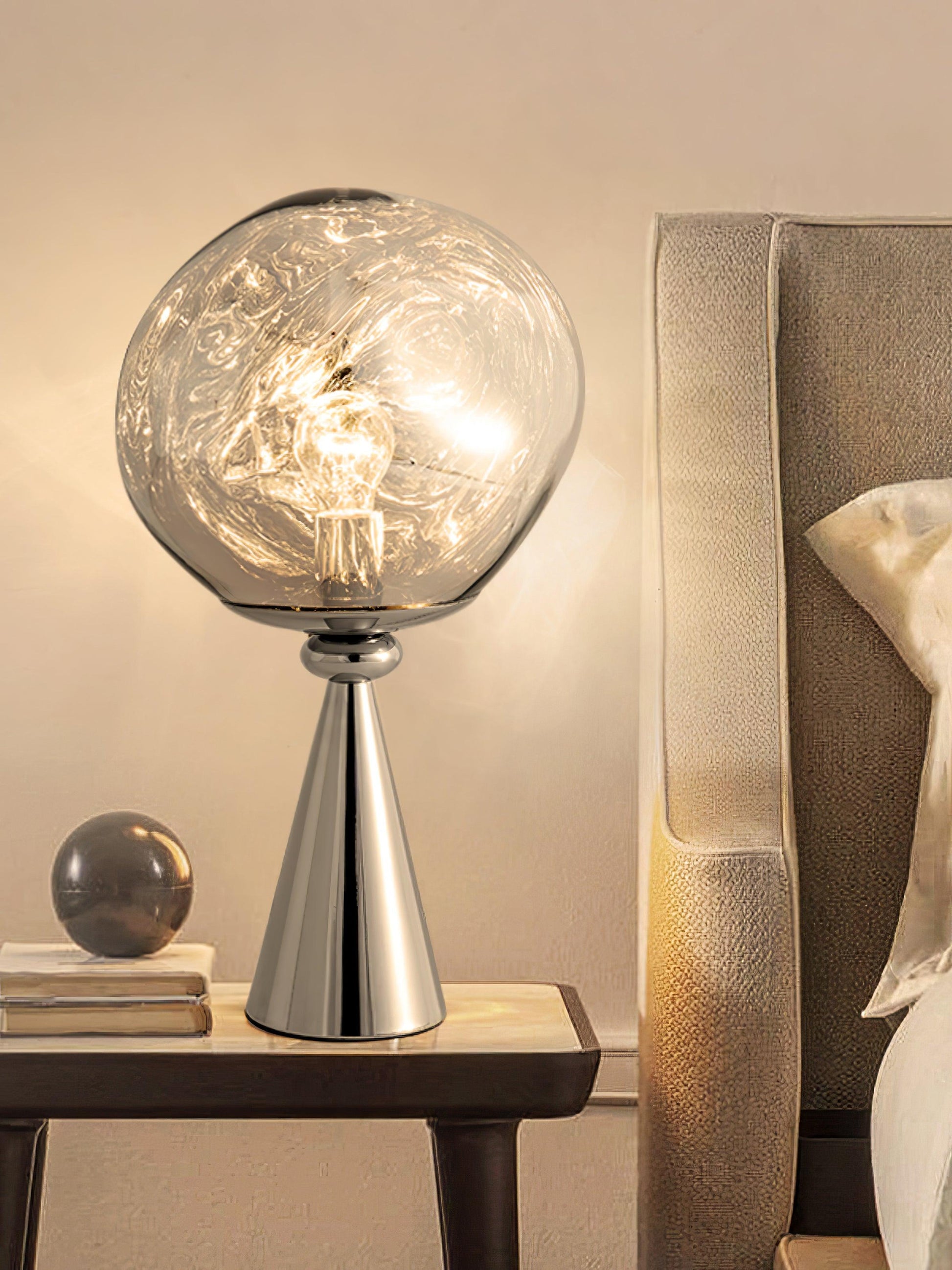 Lava Cone Table Light, Bedside Table Lamp, detail 15