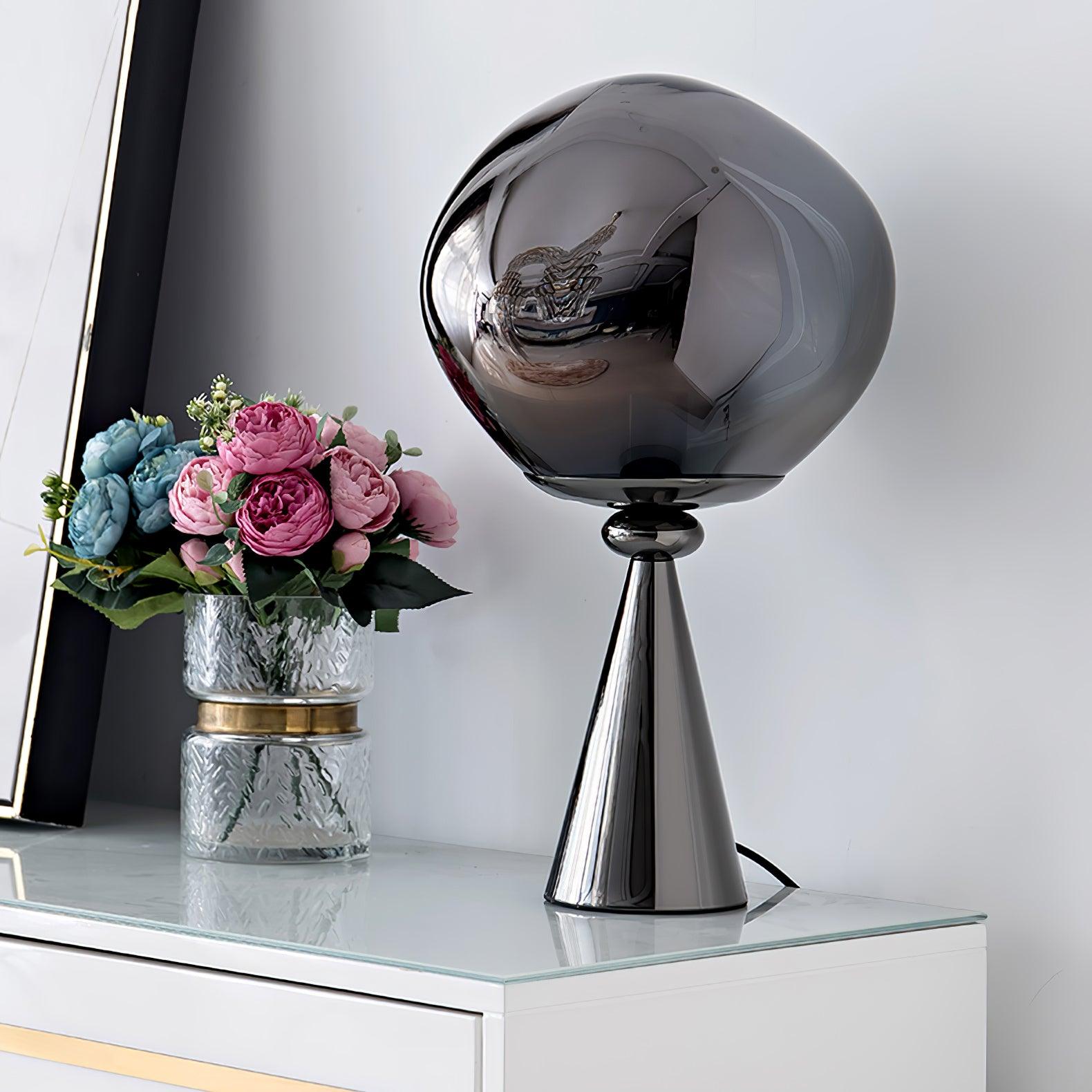 Lava Cone Table Light, Bedside Table Lamp, detail 5