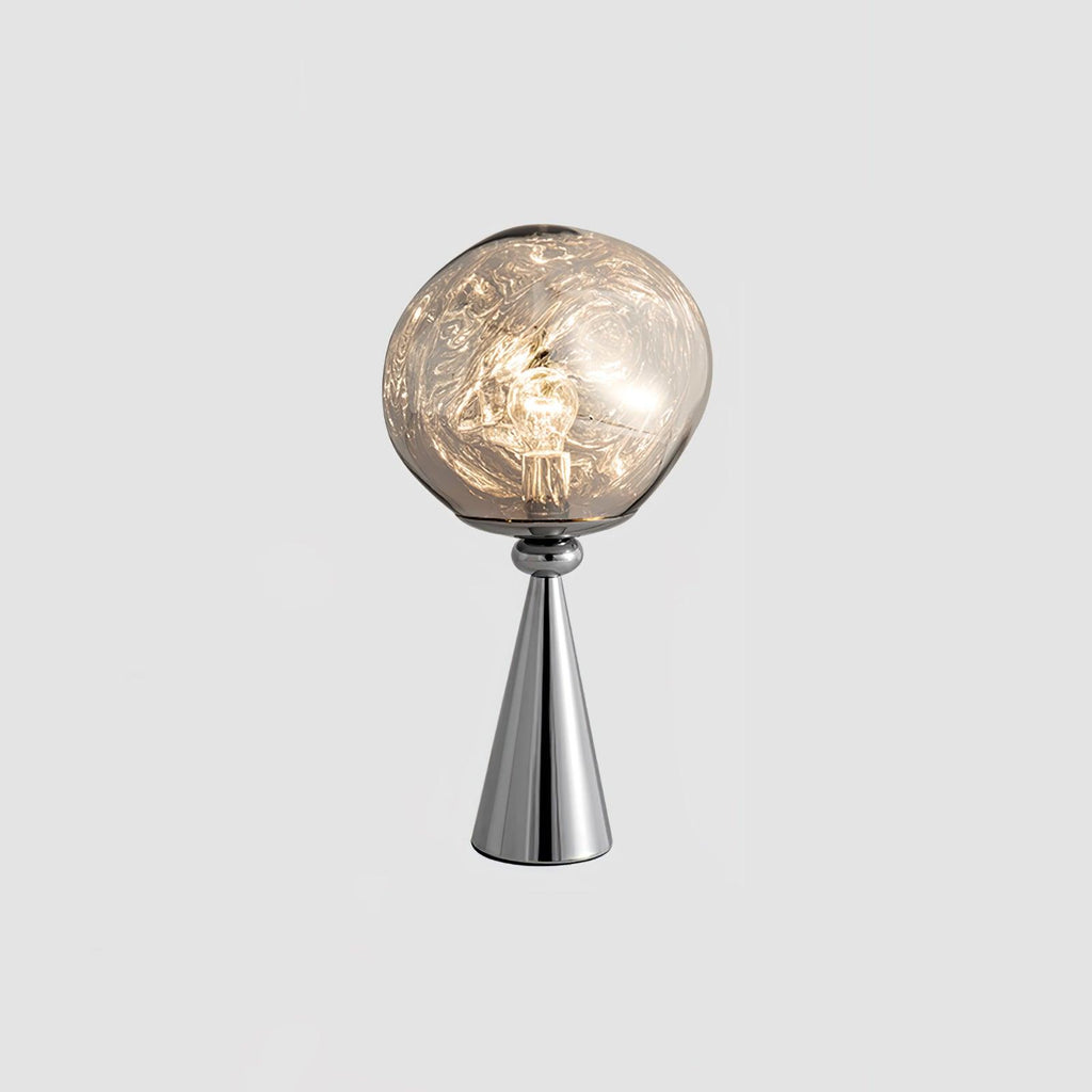 Lava Cone Table Light, Bedside Table Lamp, Metal, Dia 28cm x H 45cm