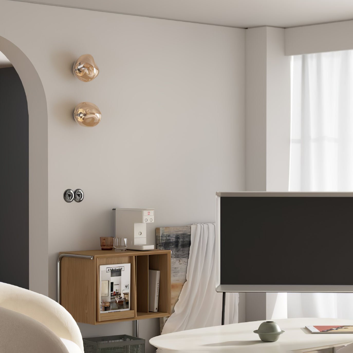 Lava Wall Light, Hardwired Wall Sconce, detail 13
