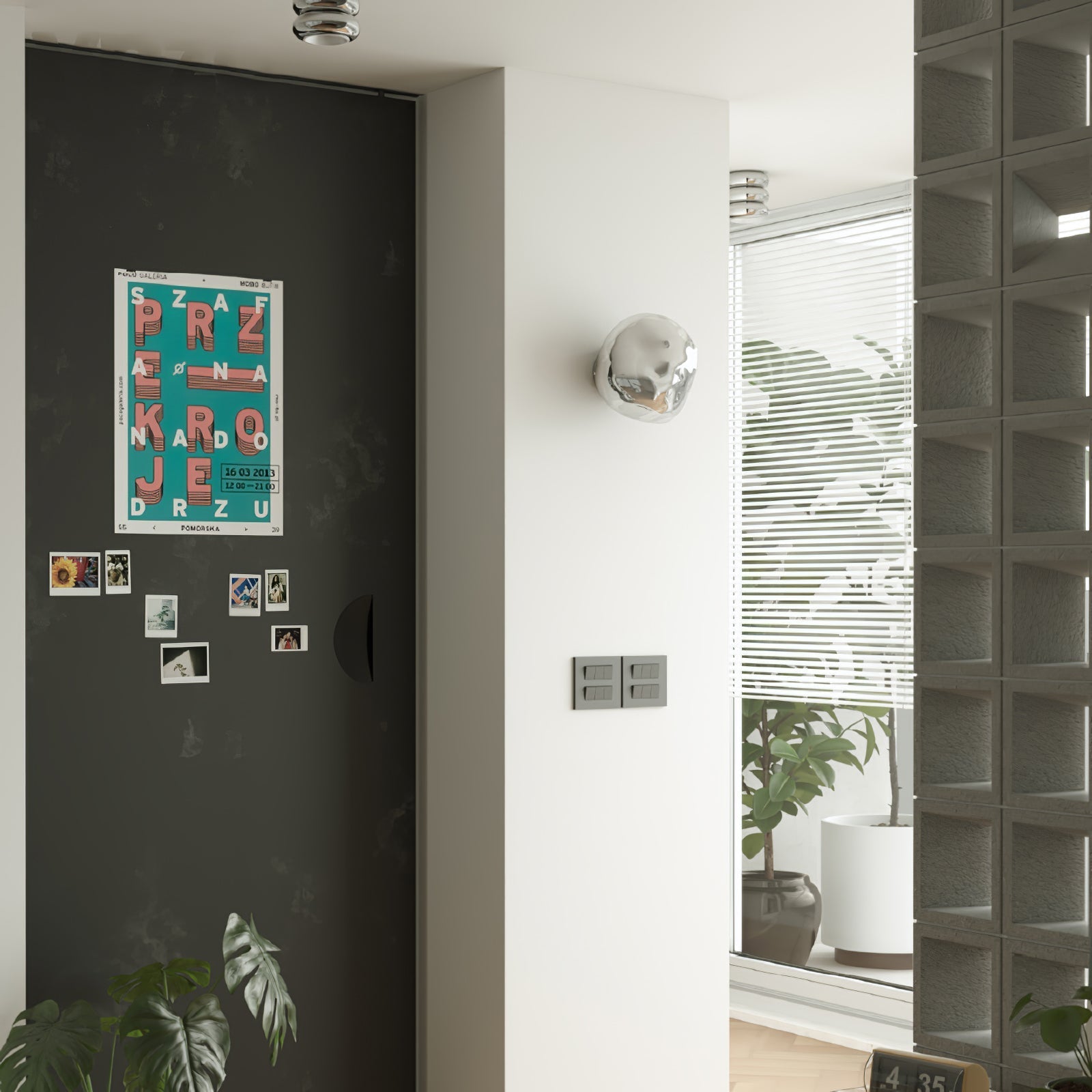 Lava Wall Light, Hardwired Wall Sconce, detail 16