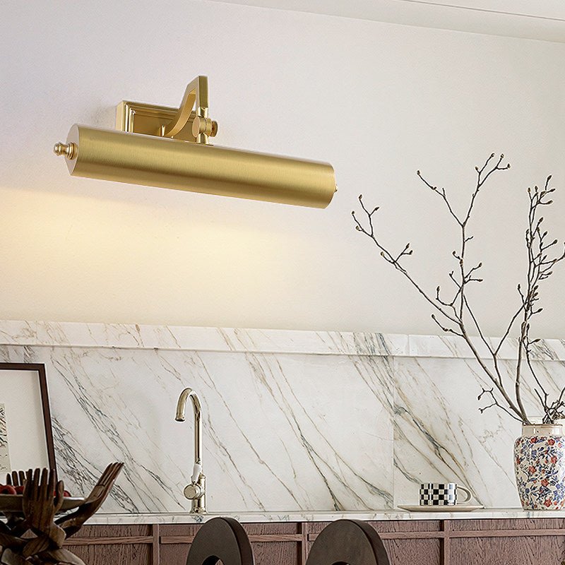 Ashton Brass Wall Light, Hardwired Wall Sconce, detail 11