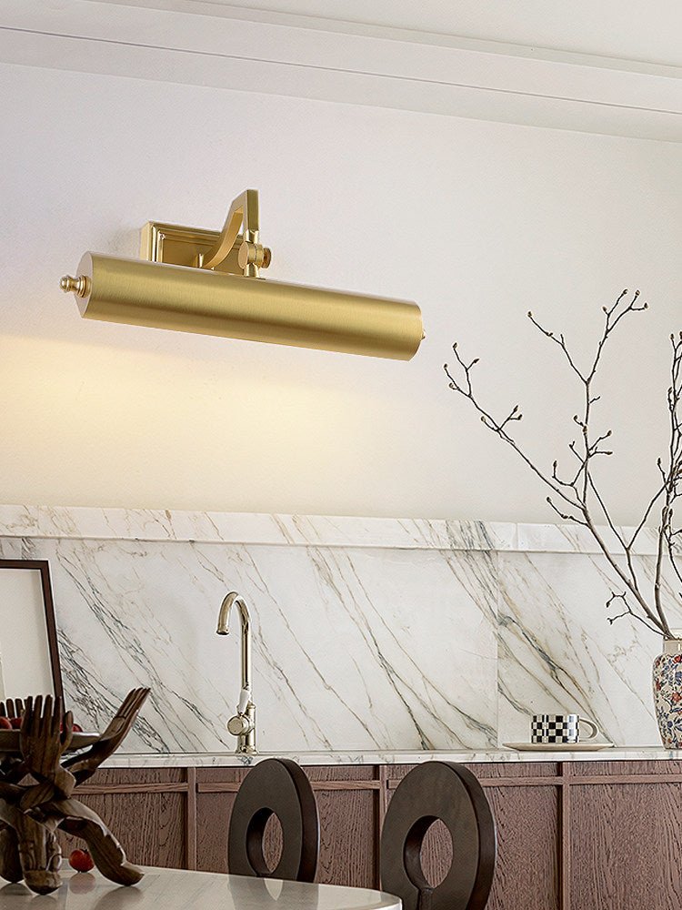 Ashton Brass Wall Light, Hardwired Wall Sconce, detail 7