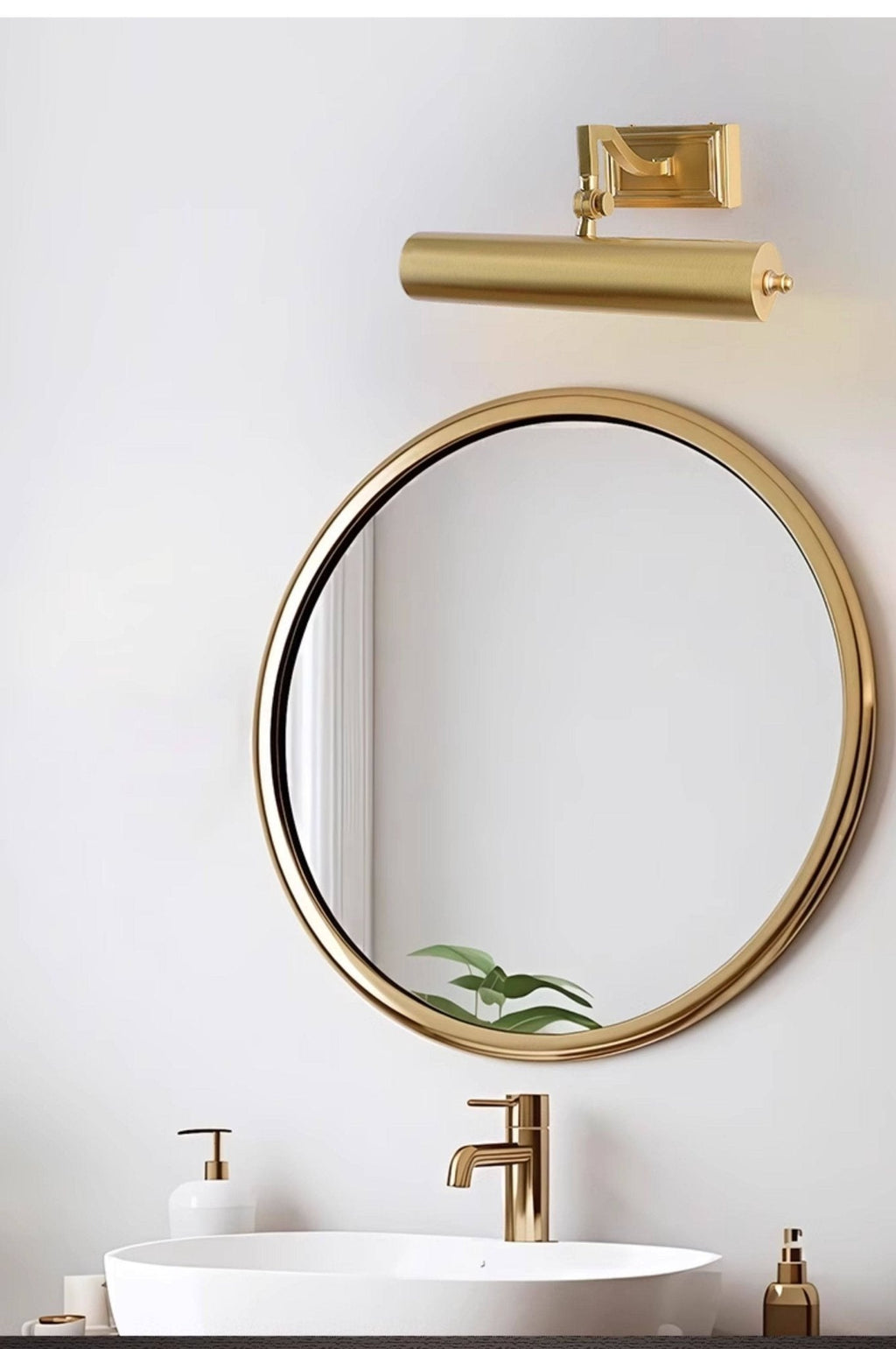 Ashton Brass Wall Light, Hardwired Wall Sconce, detail 13