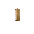 Layered Blade Wall Light, Hardwired Wall Sconce, Brass, Dia 19cm x H 30cm