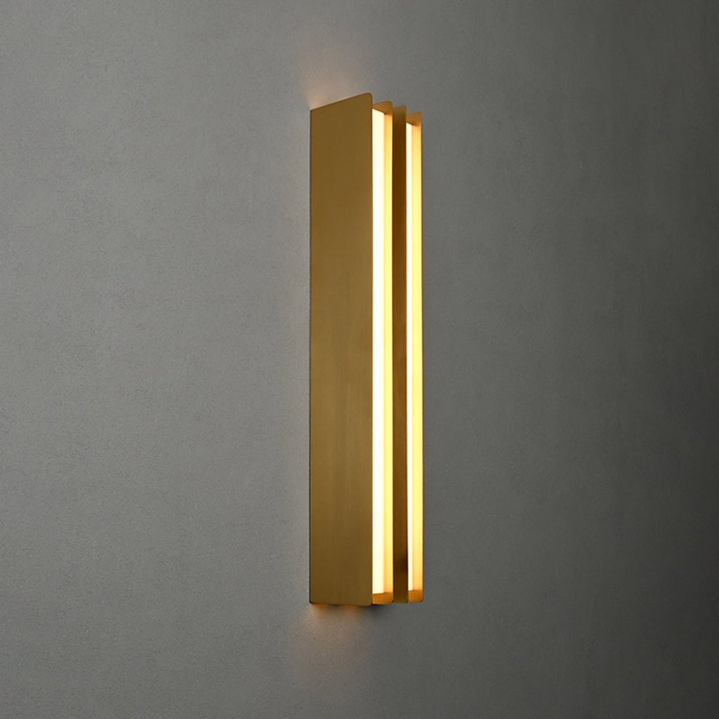 Layered Blade Wall Light, Hardwired Wall Sconce, detail 10
