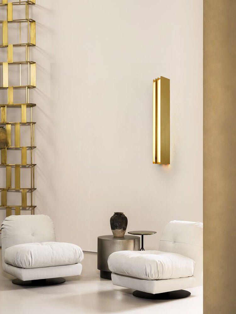 Layered Blade Wall Light, Hardwired Wall Sconce, detail 3