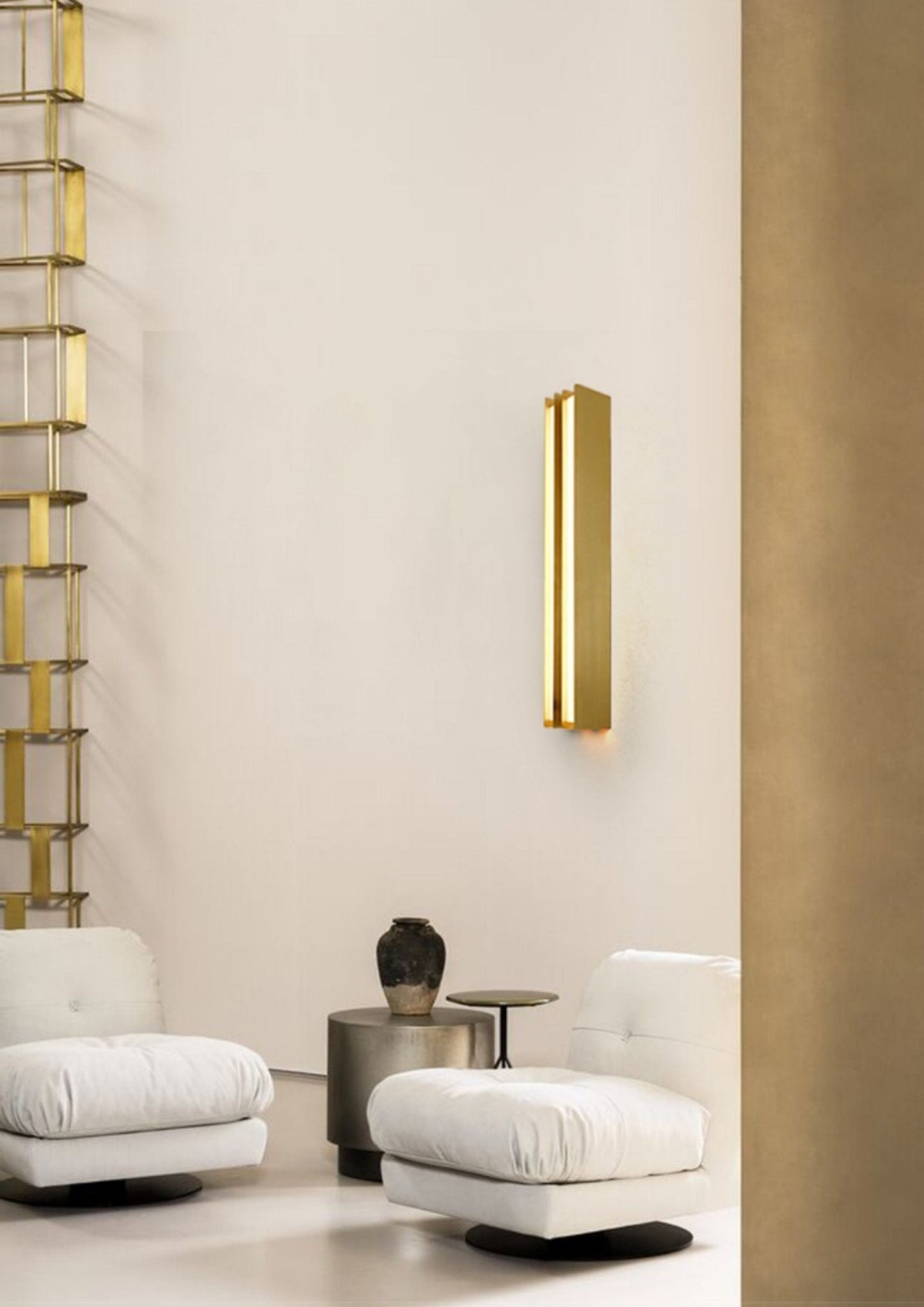Layered Blade Wall Light, Hardwired Wall Sconce, detail 6