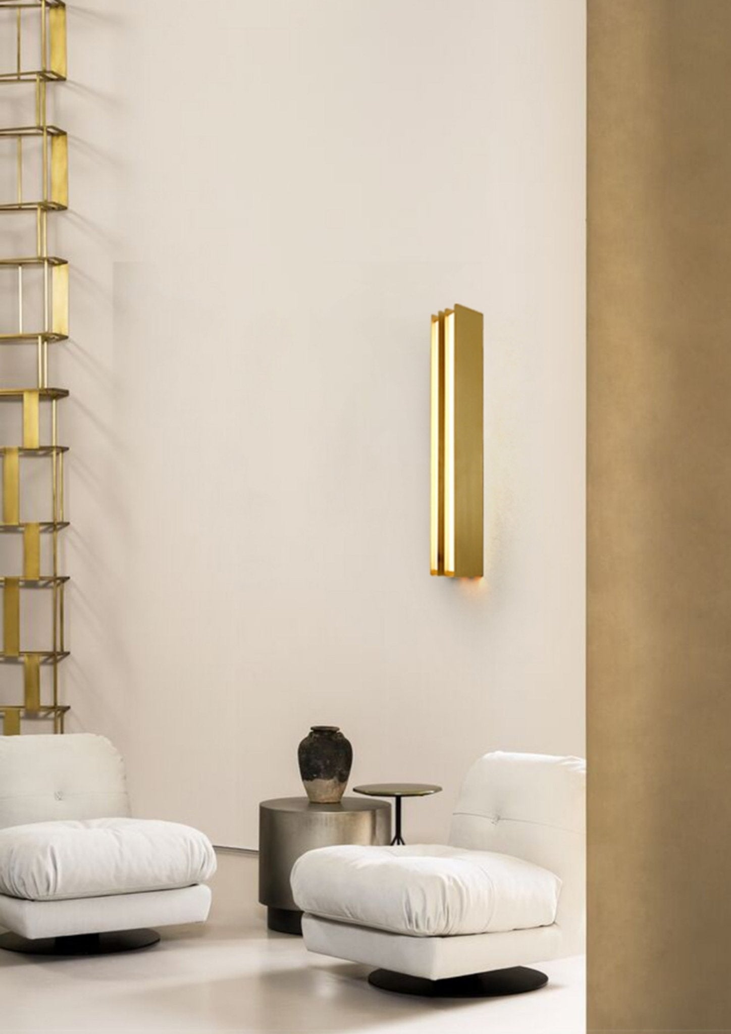 Layered Blade Wall Light, Hardwired Wall Sconce, detail 6