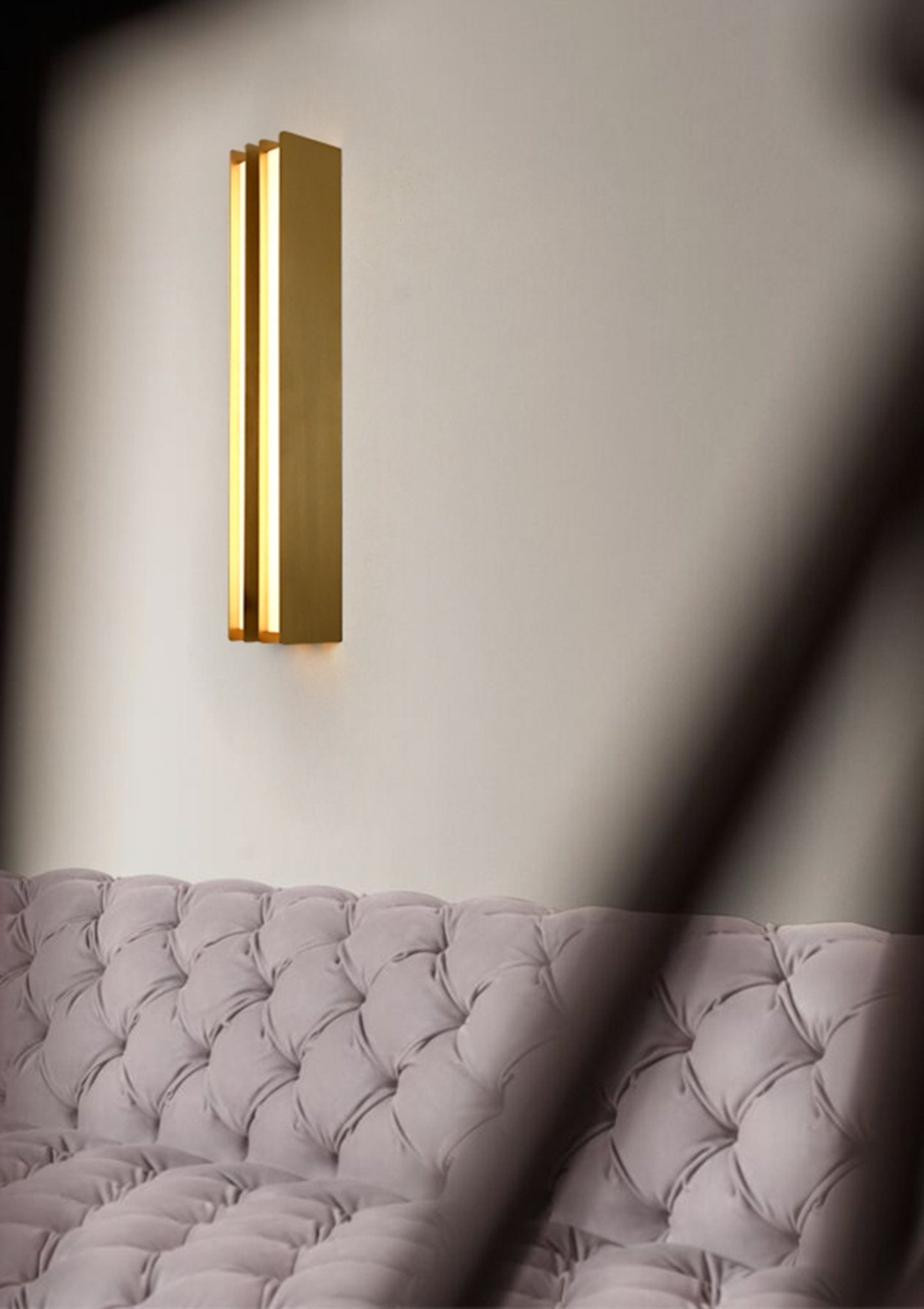 Layered Blade Wall Light, Hardwired Wall Sconce, detail 7