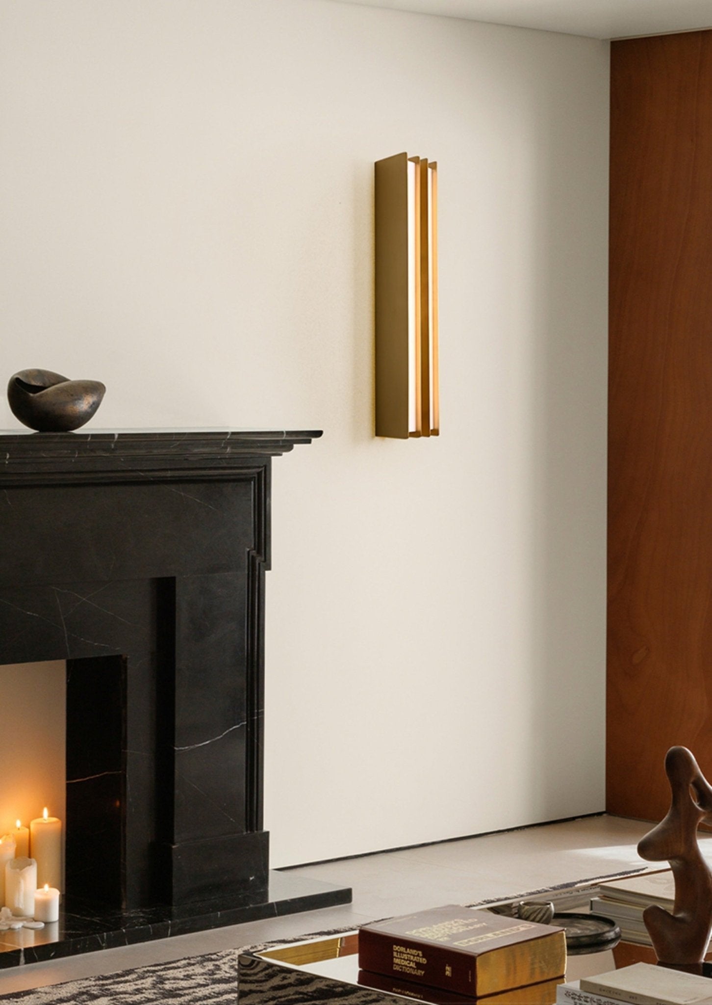 Layered Blade Wall Light, Hardwired Wall Sconce, detail 8