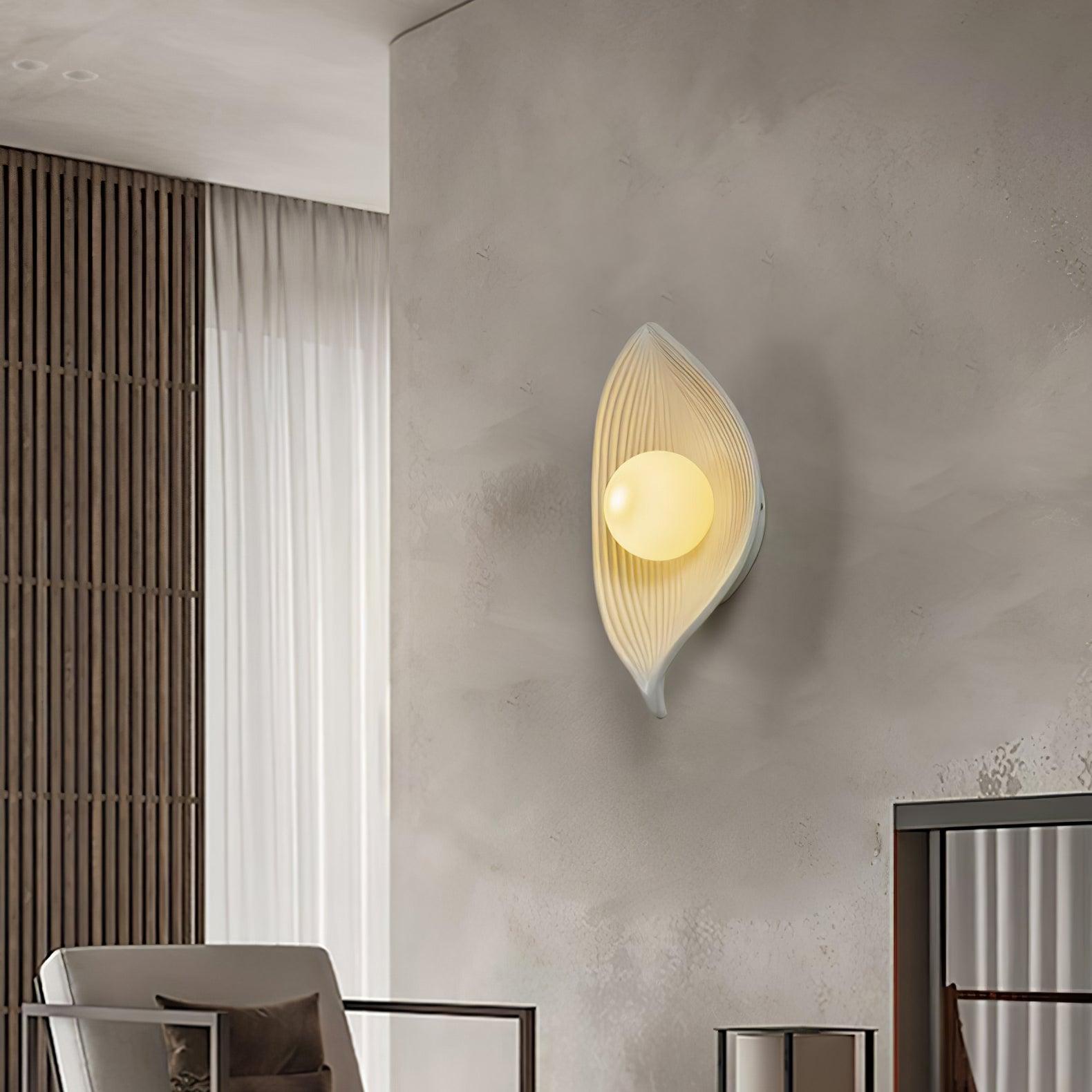 Leaf Canoe Wall-mounted Lamp Wall Light, Hardwired Wall Sconce, detail 2