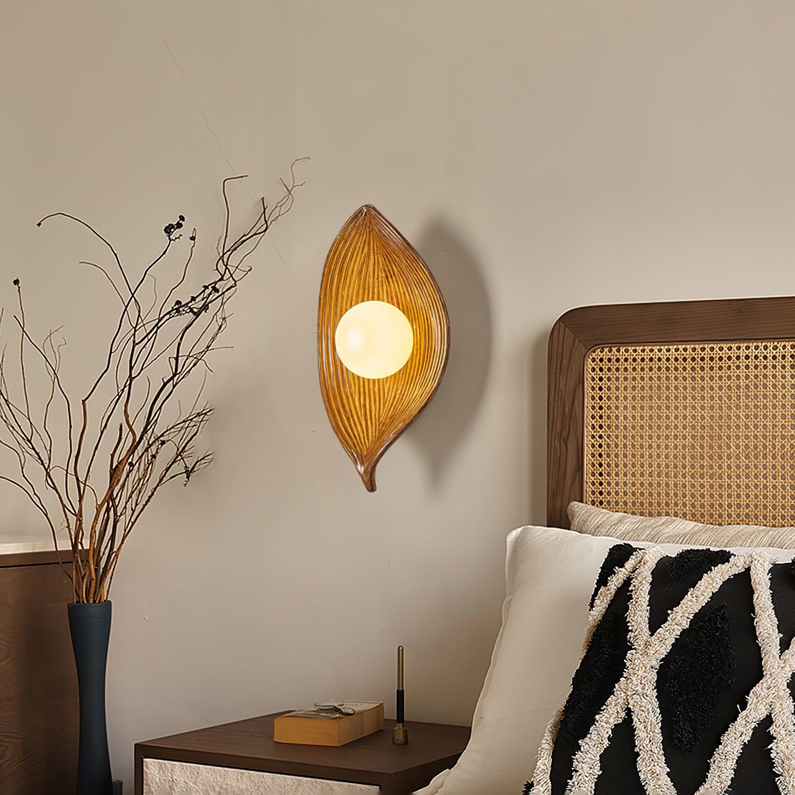 Leaf Canoe Wall-mounted Lamp Wall Light, Hardwired Wall Sconce, detail 5