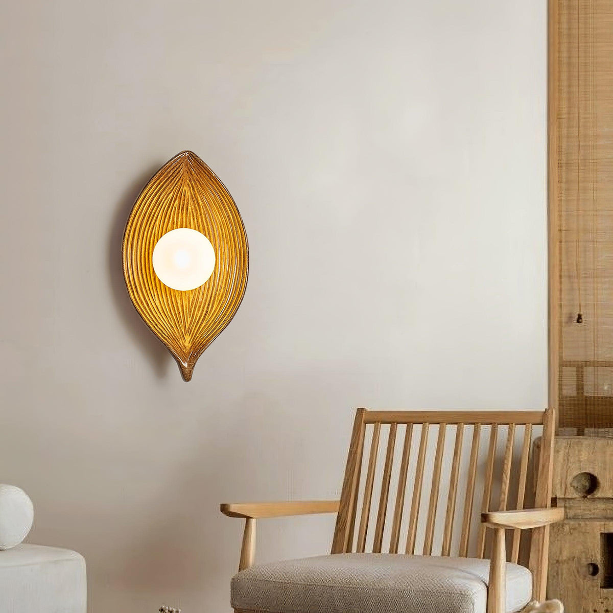 Leaf Canoe Wall-mounted Lamp Wall Light, Hardwired Wall Sconce, detail 6